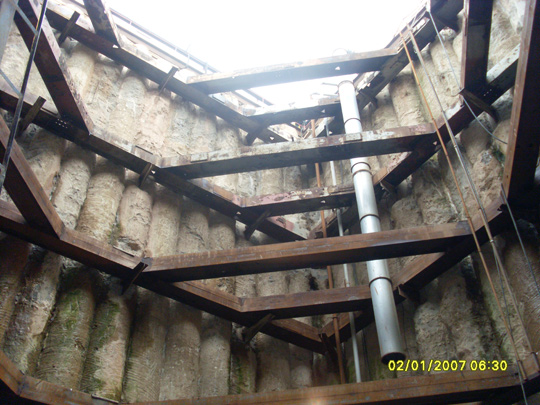 Герметизация протечек в шахте для прокладки подземных тоннелей